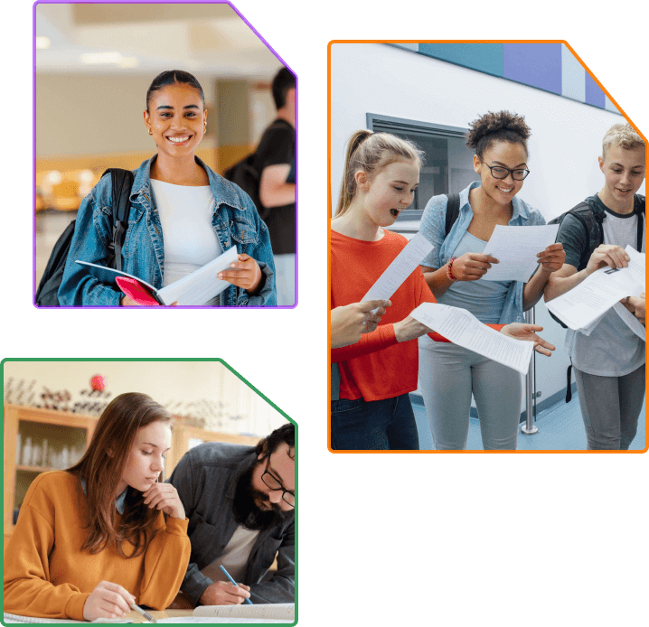 Student learning online with private tutor